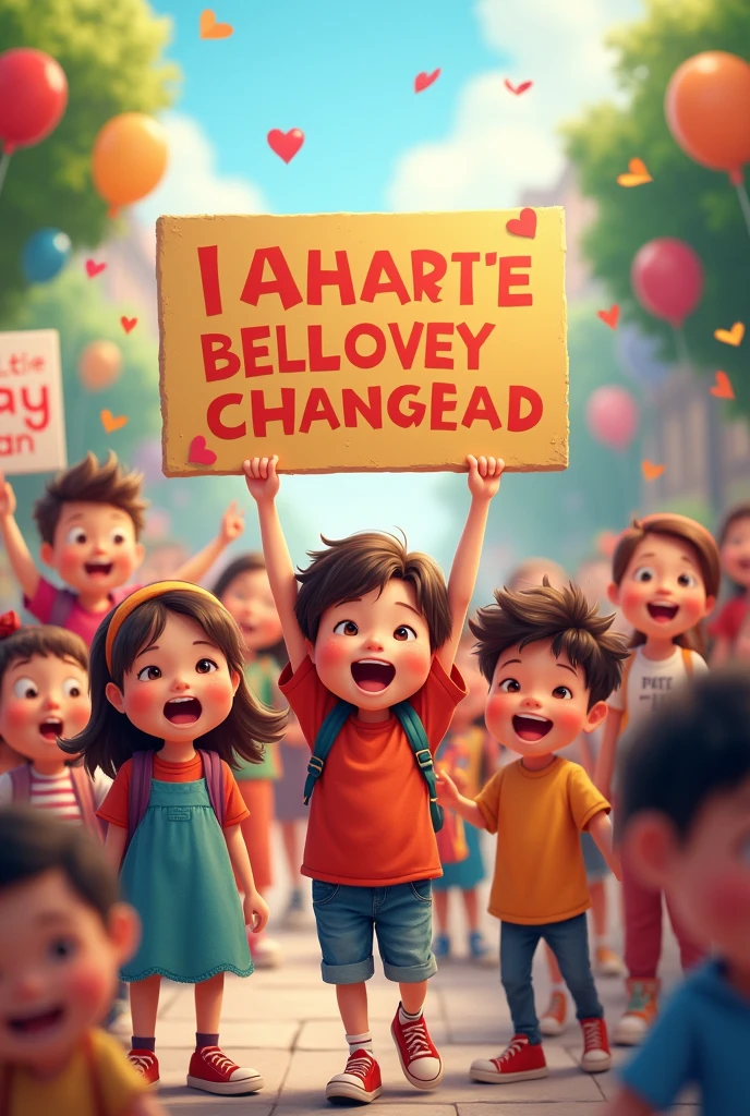 CHILDREN'S DAY WITH MESSAGE ABOUT SHOE STORE