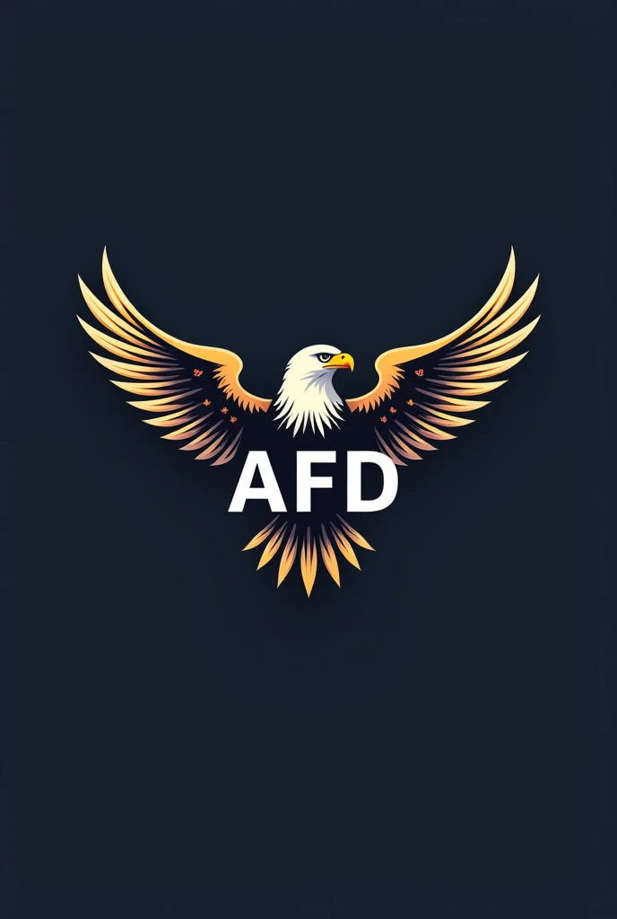 Create an AfD logo with eagle