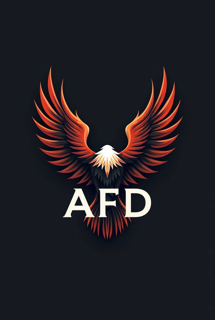 Create an AfD logo with eagle 