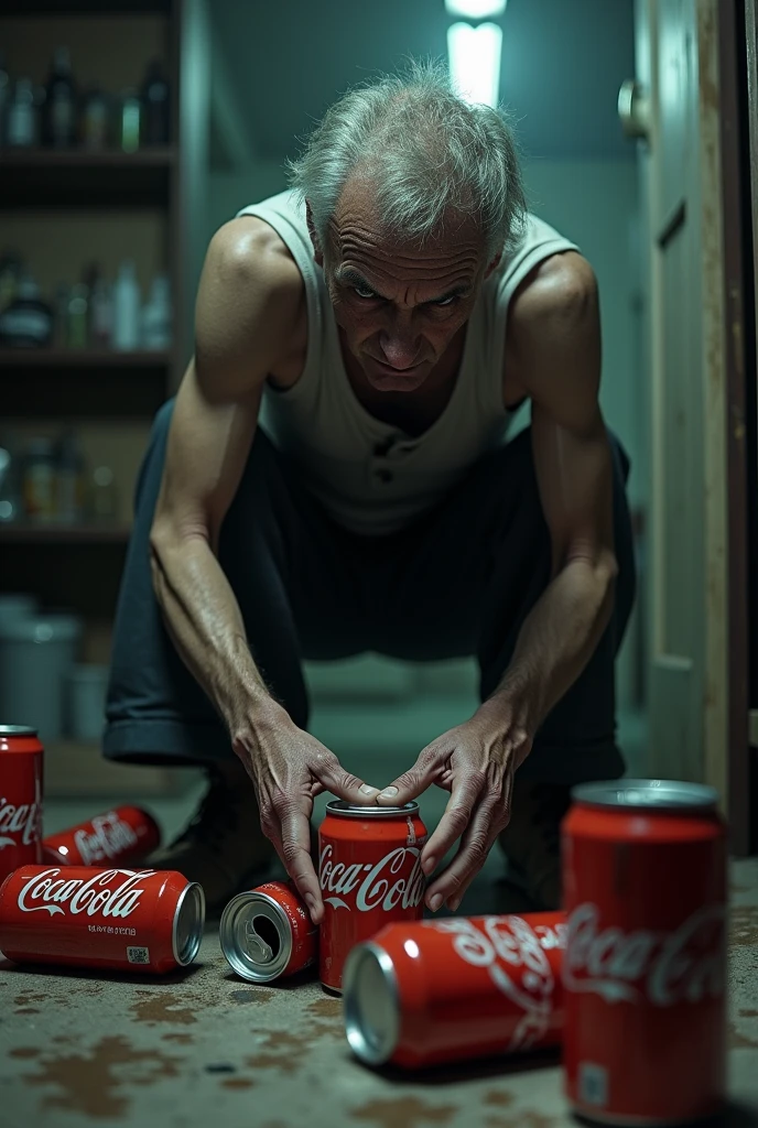 man, addicted, coca cola