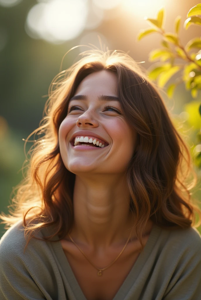 A girl who suffered from thyroid cancer and today is happy because her disease has disappeared