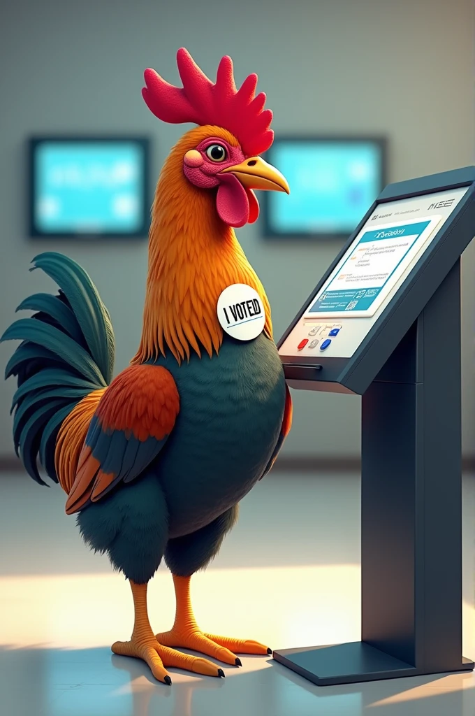 Chicken voting in electronic ballot box