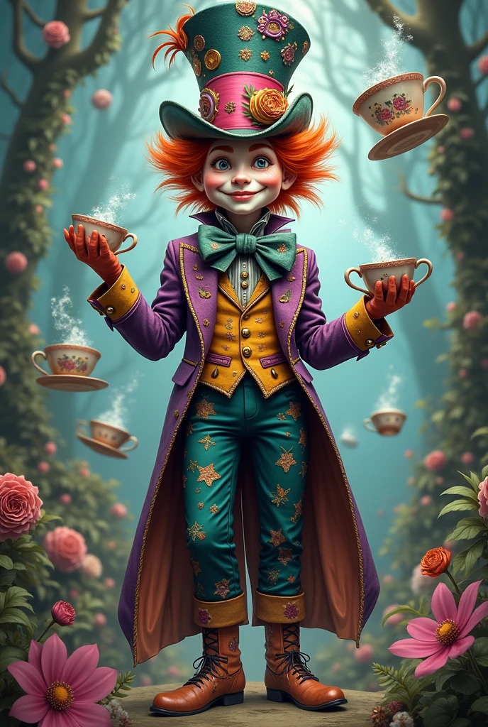 Alice in Wonderland Mad Hatter Full Body Costume