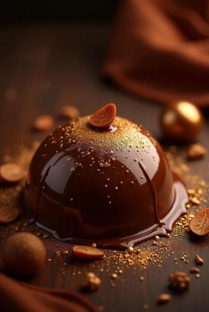 Golden chocolate