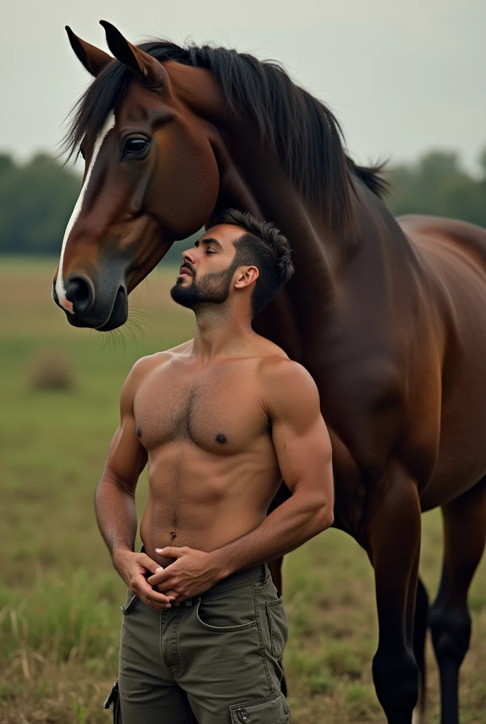 a human man being fucked by a huge endowed horse, gay, rape,sex,ZOOPHILIA