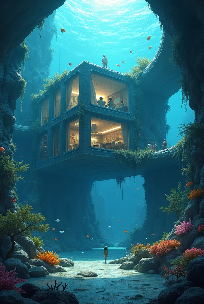 Apartment under water 