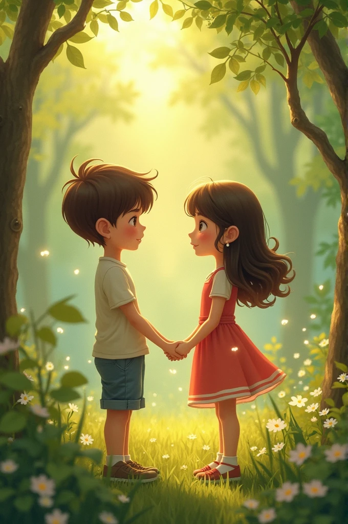 A boy was in love with a girl