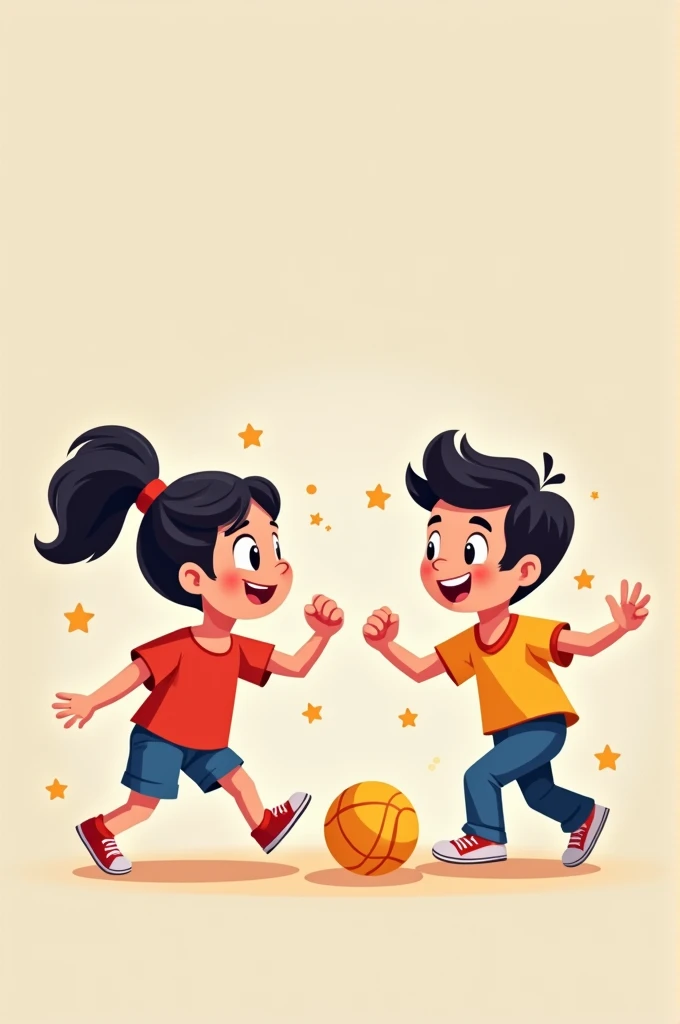 Generate a cartoon graphic image with ash background of two guys playing. This shape of this image should fit for a YouTube cover page