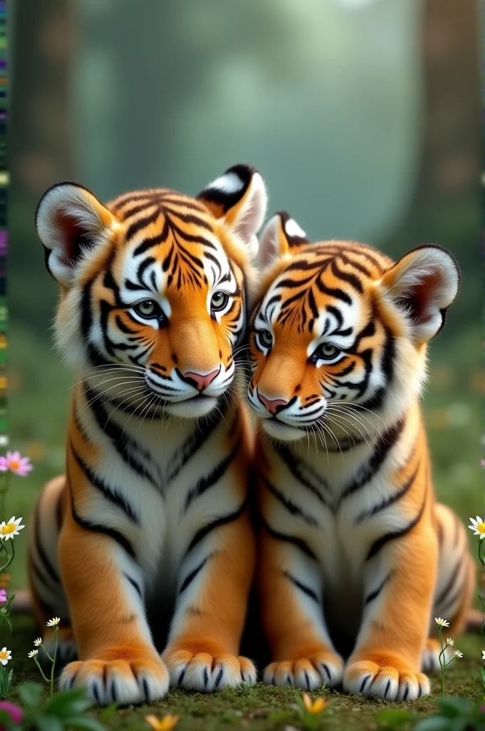 Rohan Ke Dost (Tiger Cubs with Human-Like Appearance):