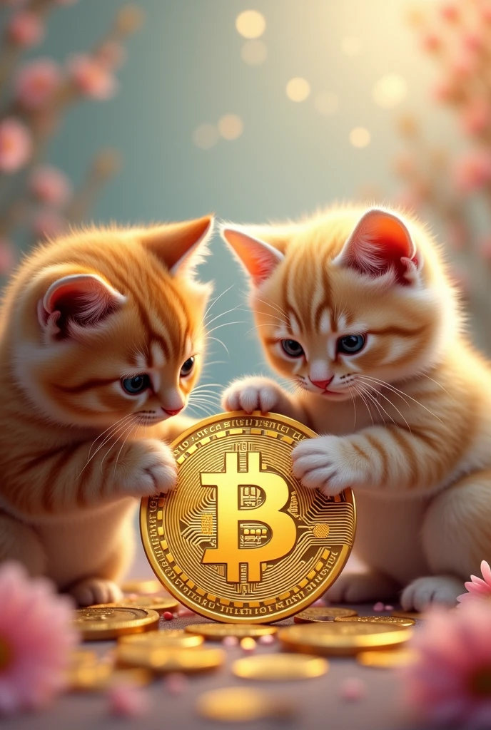 Cat and cat coin