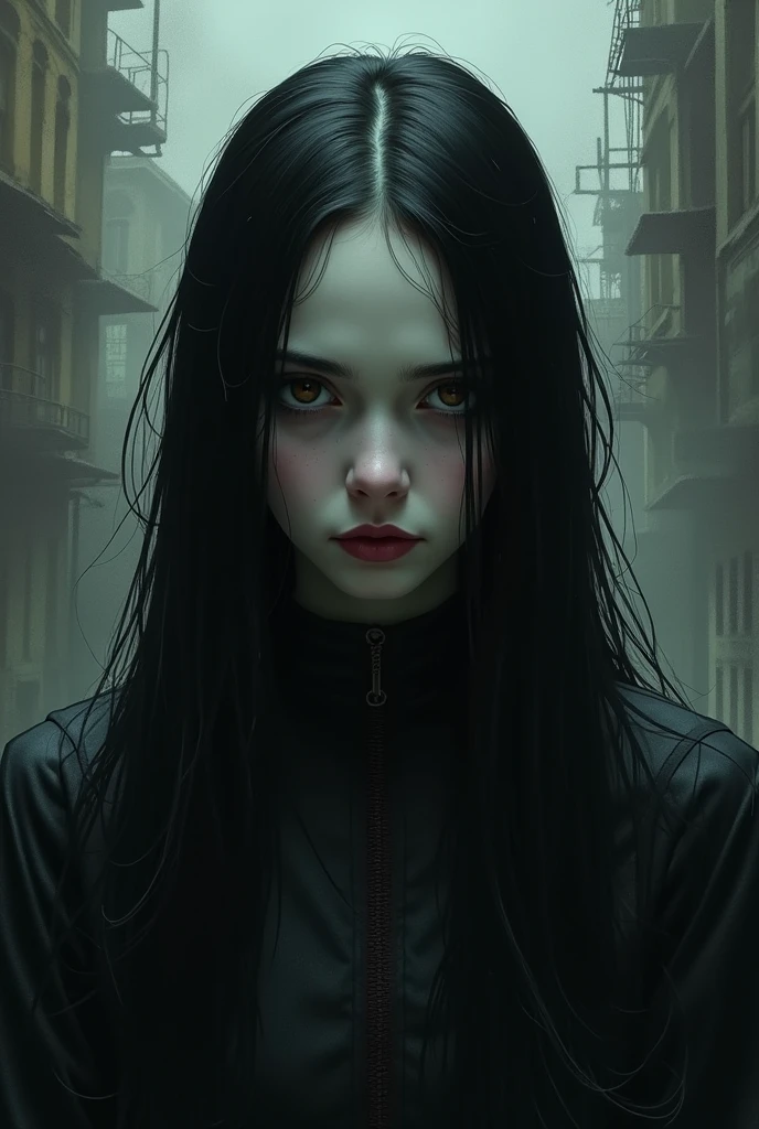 Wednesday Addams and Effy Stonem mixed together as a person
