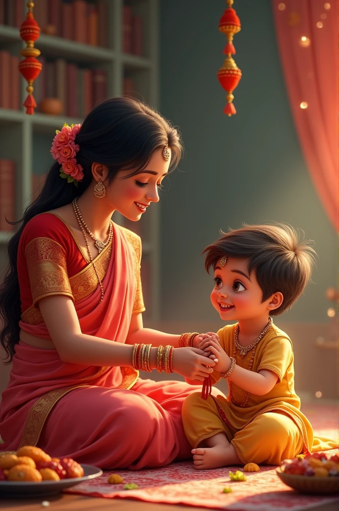 Create images of Indian festival rakshabandhan Rakhi 