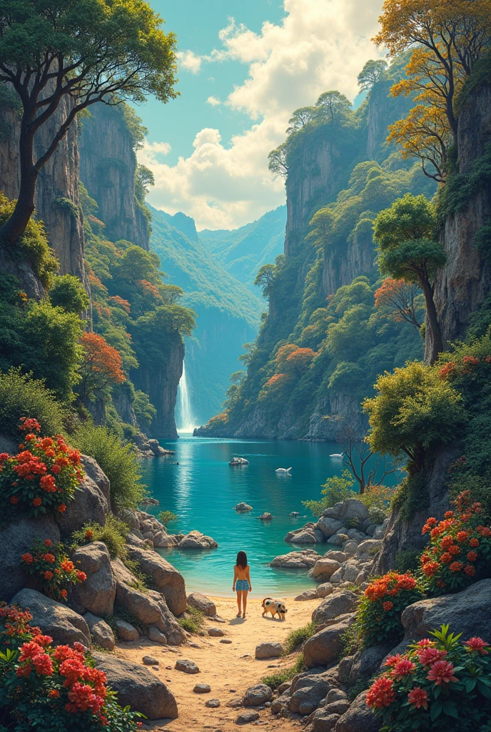 Make a collage where you can see all the types of environments with animals that live in that habitat. I want it to be very colorful and for the images to be of good quality. I also want there to be at least 20 images, a maximum of 28, and for them to show the ecosystem.