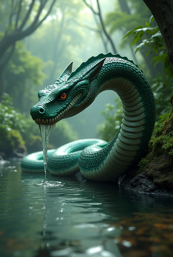 I want a giant snake in the Mogi Guaçu River