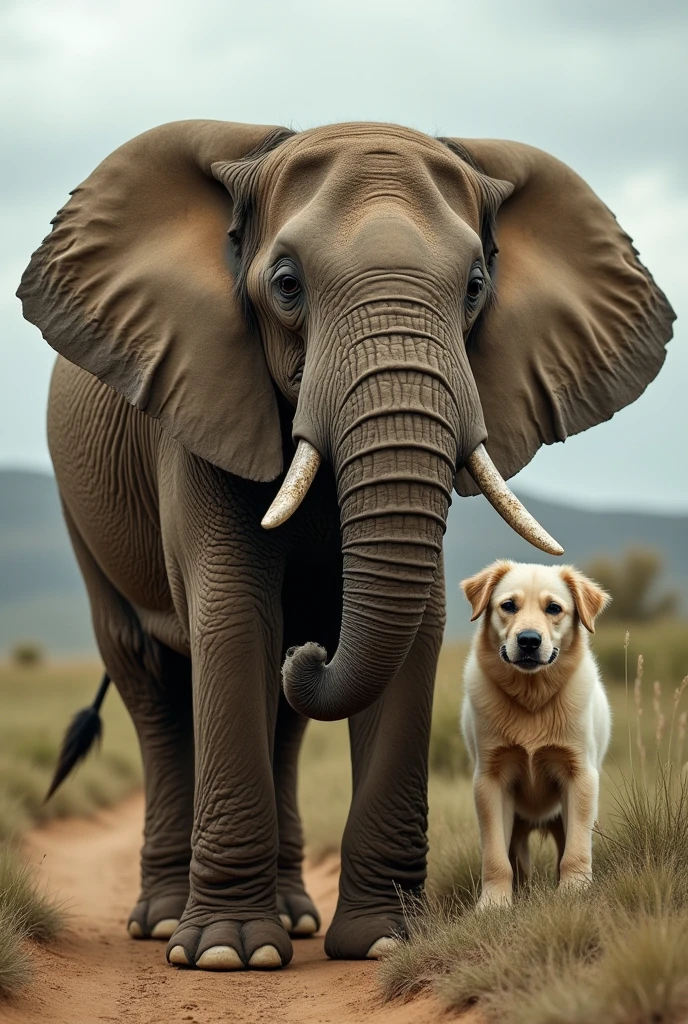 Elephant fucking dog