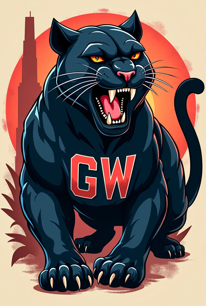 SYMBOL OF A PANTHER WRITTEN GW AND FRIENDS