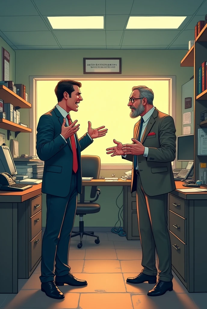 Comedy salesman visit bad behavior customer sales man have fun
