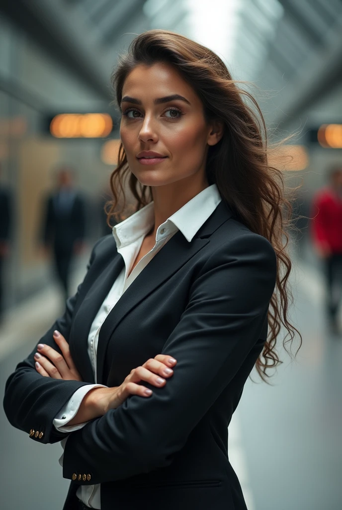 For the image, consider using a powerful, inspiring photo of a woman looking determined and confident, with a backdrop that suggests progress or achievement.