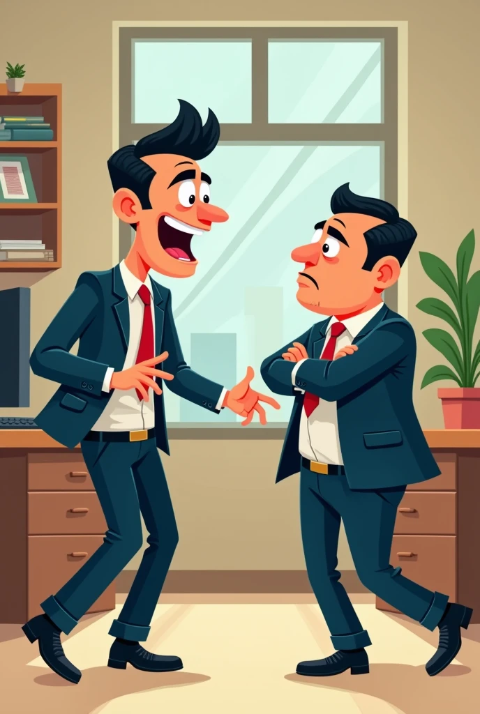 Comedy salesman visit bad behavior customer sales man Dance