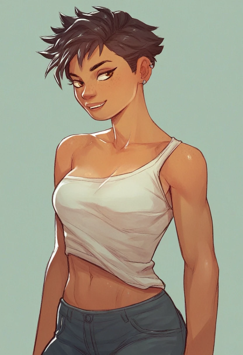 Anime Style, Hot Latina Tomboy