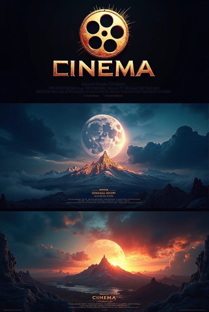 I need a Movie world logo & poster 18:9ratio