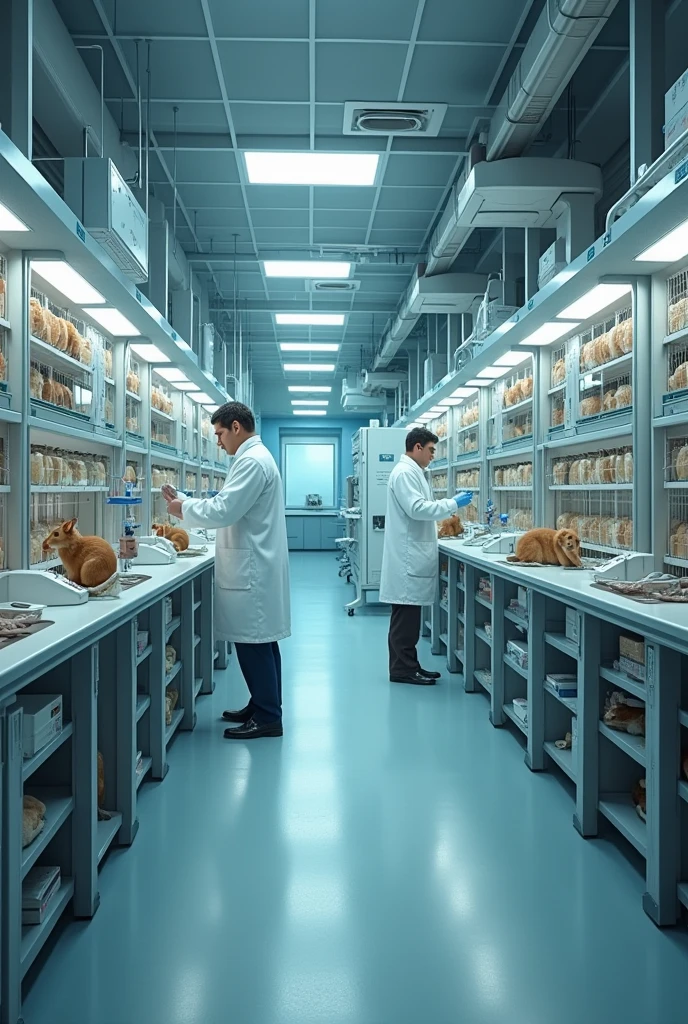 Pharmaceutical animal testing laboratory