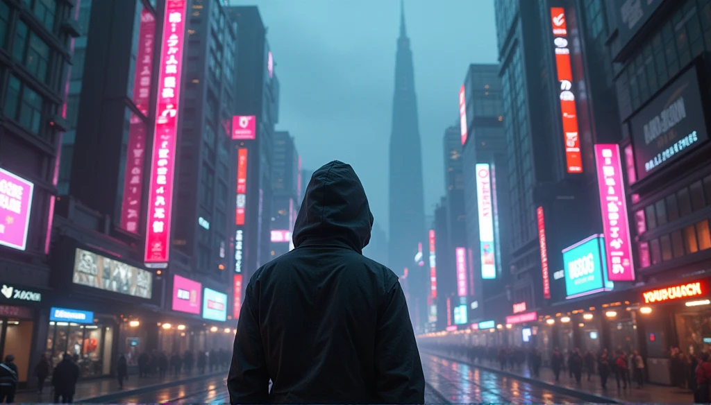 (neon city ), (best quality, 4k, highres, masterpiece:1.2), ultra-detailed, realistic:1.37, HDR, studio lighting, extreme detail description, vivid colors, bokeh, concept art, dark color scheme, dramatic lighting