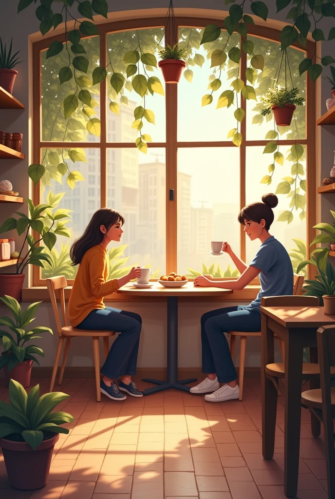 cafe; content and well-being make;
