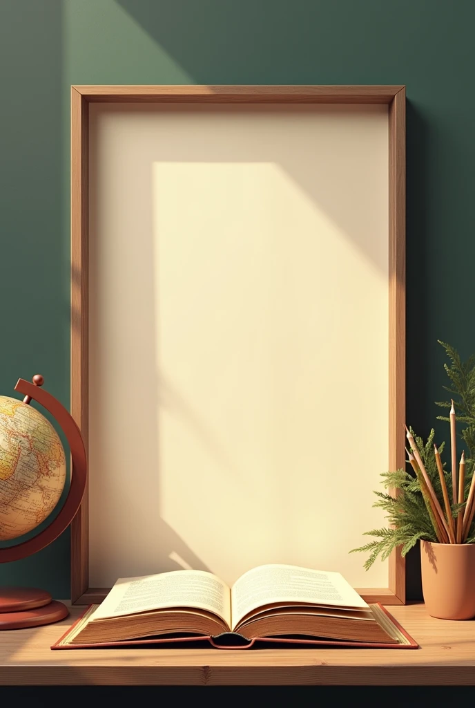 "The purpose of education is to replace an empty mind with an open one." Image generate accourding to lines
Generate best education background  square frame