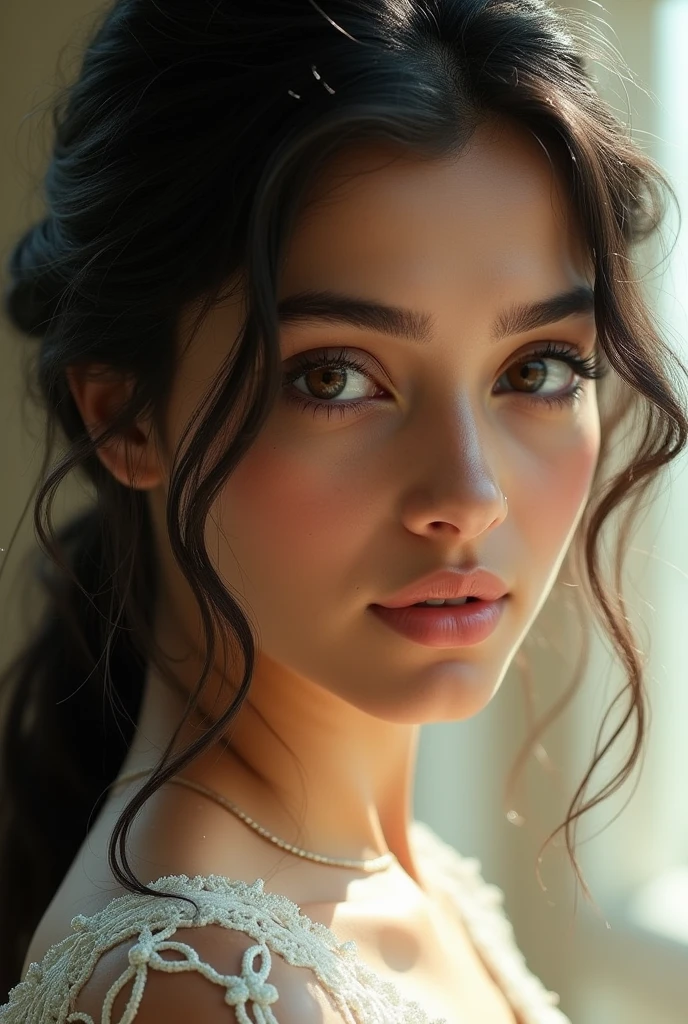 A indian girl her eye like see. Her physic like disha patani. Her face like universe beauty