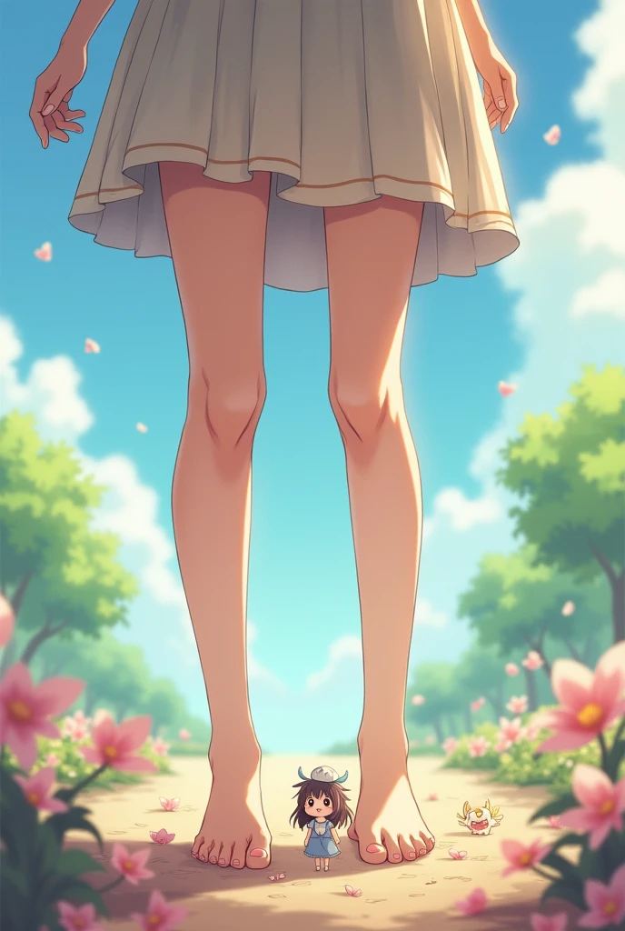 Gigantes girl feet anime crush mini men
