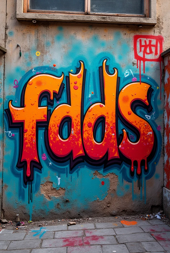 An image written in graffiti "FDDS"