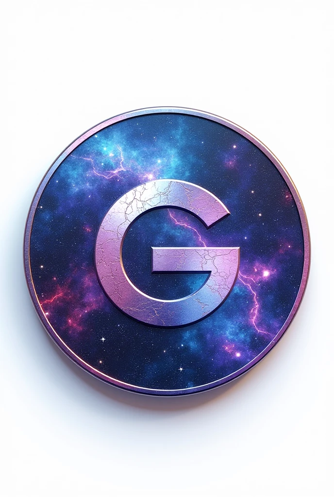 has the cryptocurrencygecoin in the form of a galaxy-colored coin on a completely white background