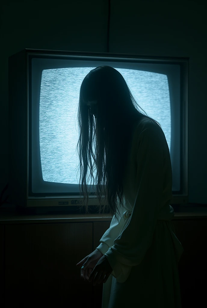 make Sadako Yamamura come out of a tube TV like a dog