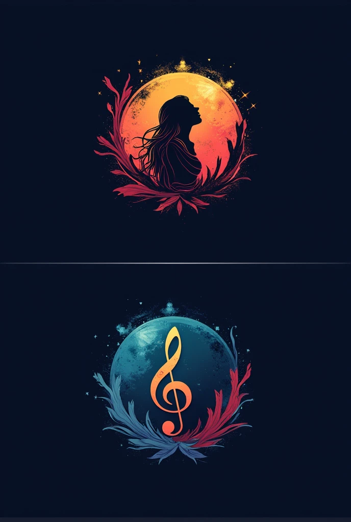 Music art logo
