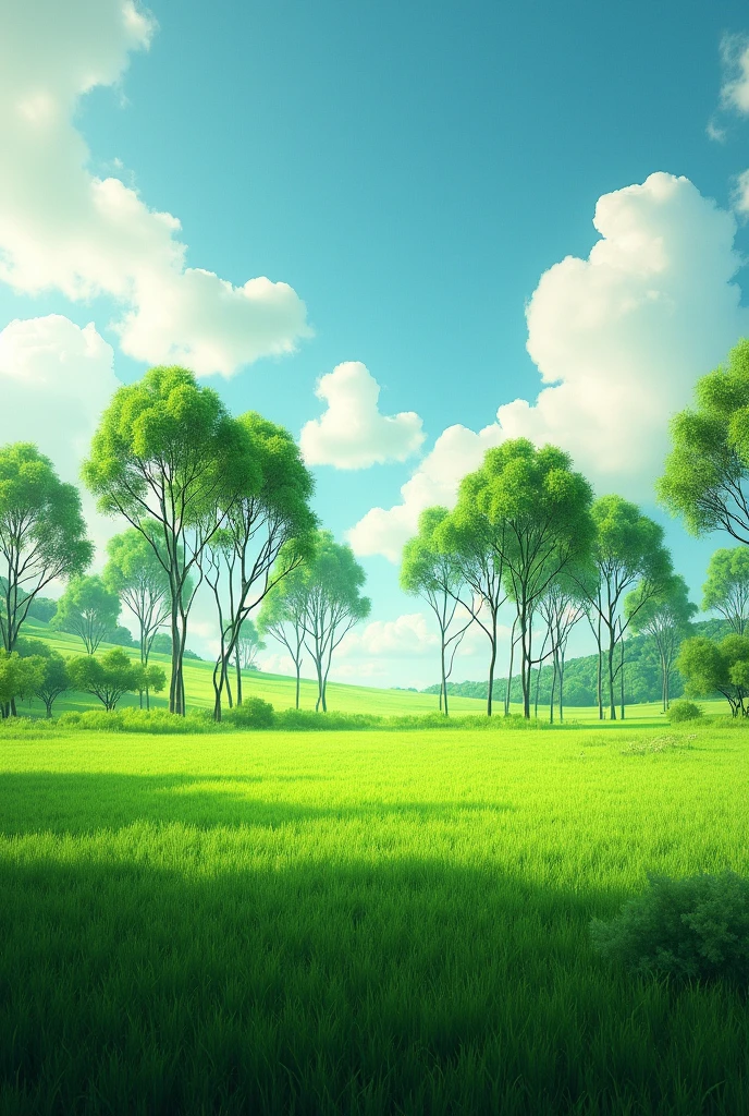 green field , with trees from Brasilia