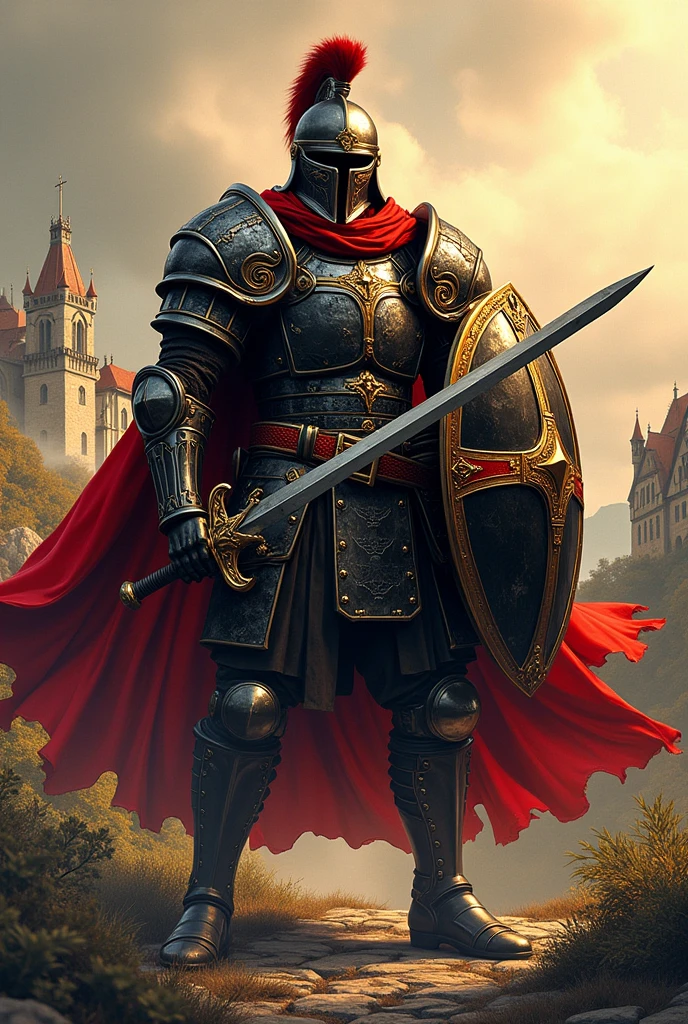 Create a lettering Kingbin3210 with a warrior in Germany colors