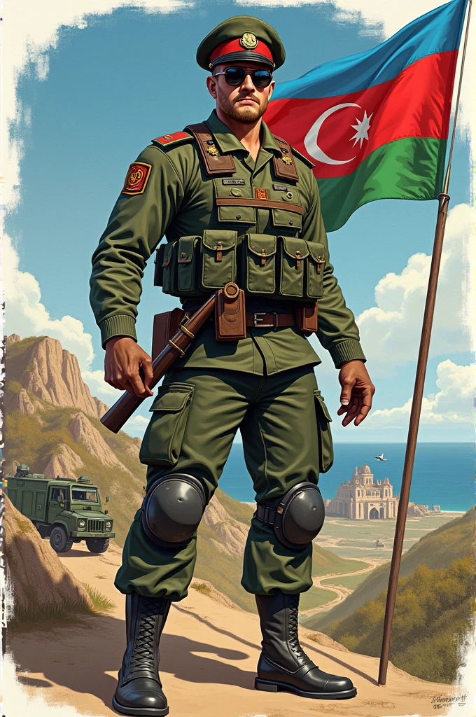 Azerbaijan Legion Countryhuman Style