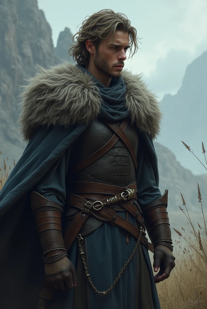 Jarl, and they banished him from his home, with a look hiding his pain but make him younger