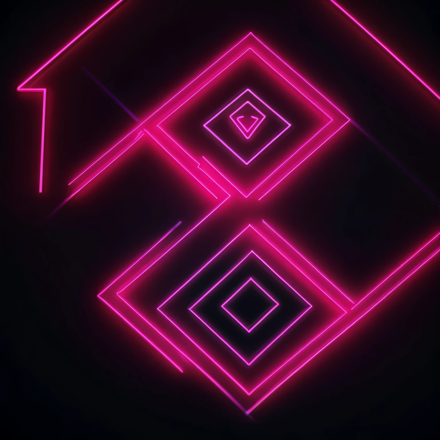 a glowing pink neon triangle symbol on a dark black background, a hypnotic all-seeing eye design with intricate borders and decorative elements, highly detailed, photorealistic, 8k, HDR, studio lighting, cinematic, mesmerizing, mystical, magical, otherworldly