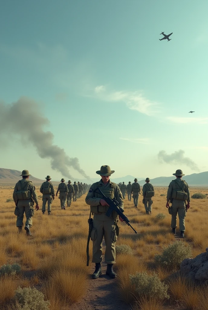 The plains of Venezuela under military intervention by the United States