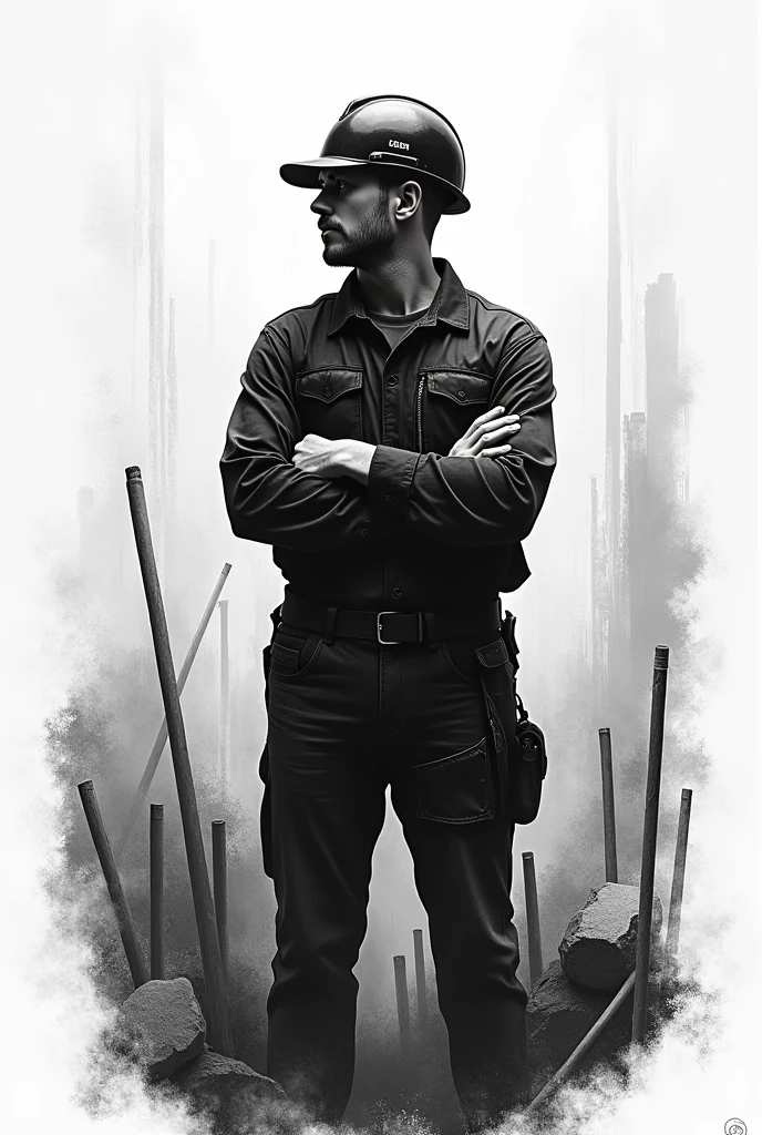 Consider yourself a builder. Black and white