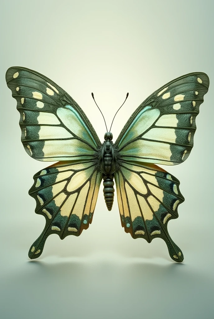 butterfly with dollar wings