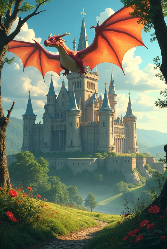 Paysages château Zelda Dragon quest square enix