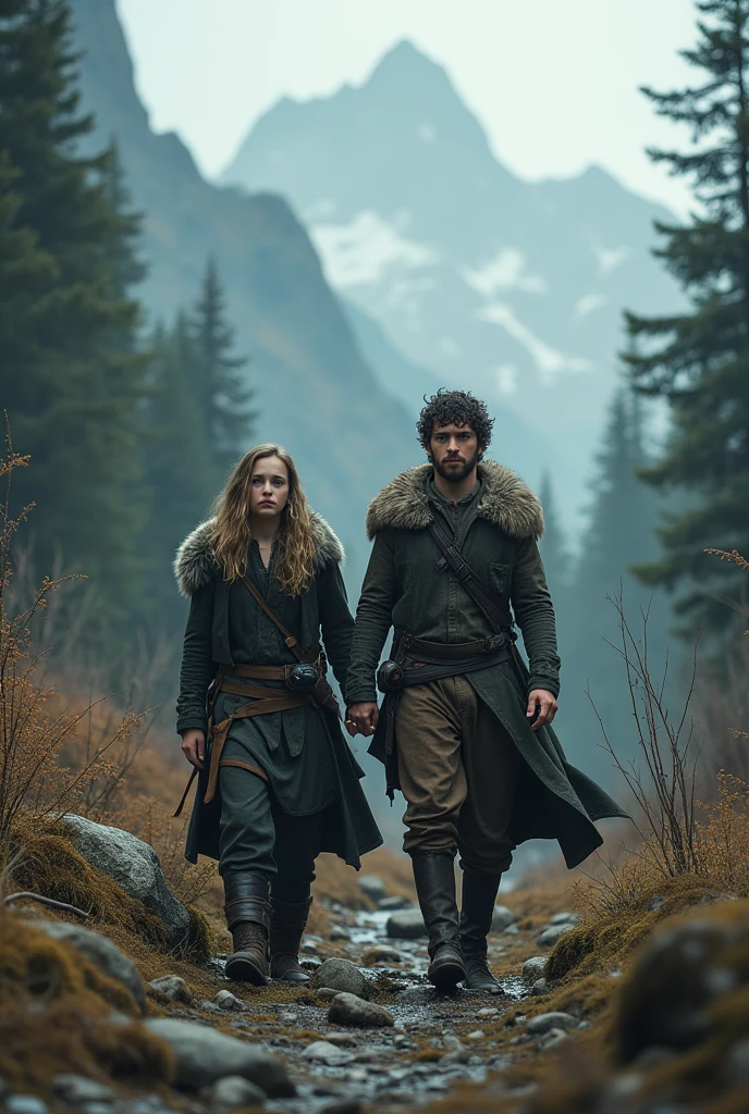Jarl,Sigurd,  seeking refuge and meaning to their existence, but make it younger and alone