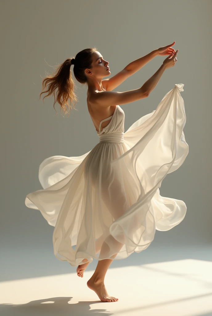 realistic dancing woman 18k