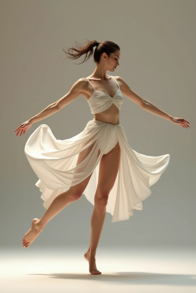 realistic dancing woman 18k
