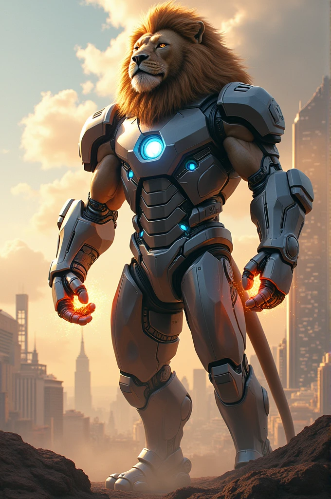 Lion has a iron-man shot