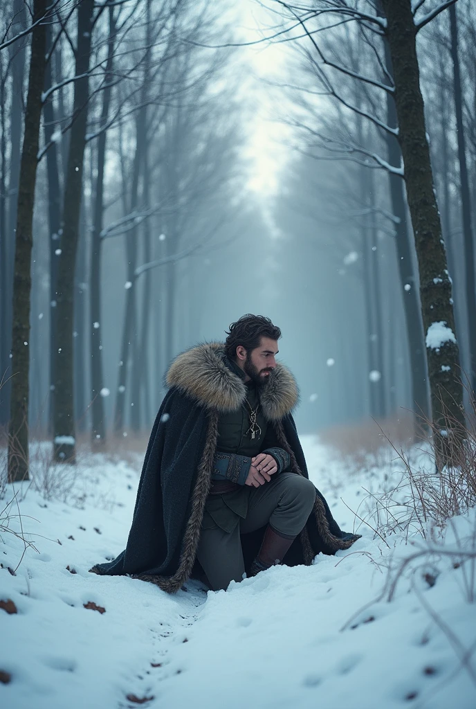Jarl,Sigurd,While walking through a snowy forest, fell to his knees,younger