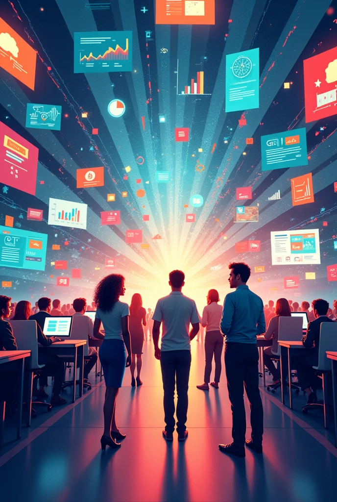 Create an image for the phrase "vida de marketing